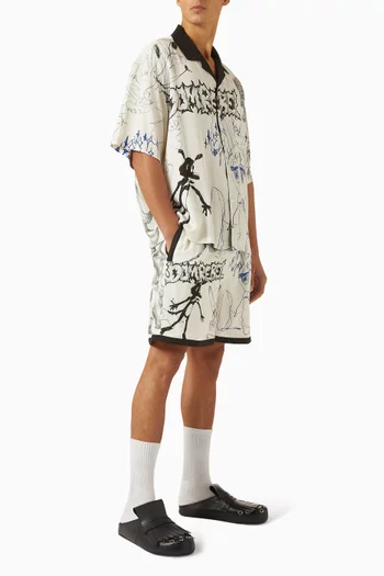Sketchbook Printed Shorts