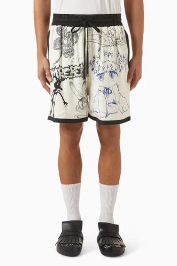 Sketchbook Printed Shorts