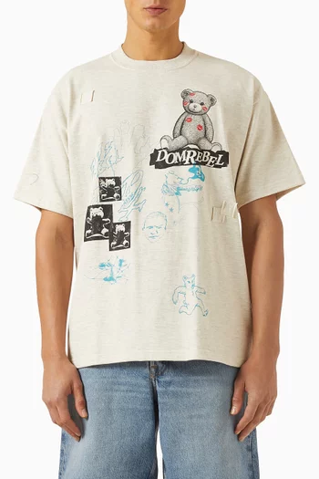 High Low T-shirt in Cotton
