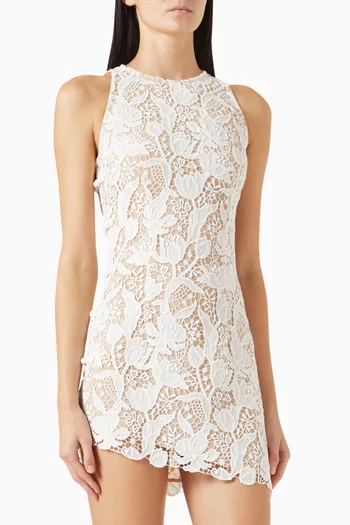 Silba Mini Dress in Lace