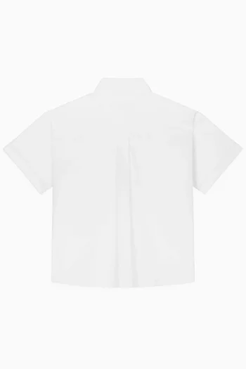 Logo-tag Shirt in Cotton