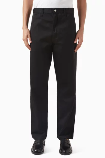 بنطال بتصميم بسيط مزيج قطن