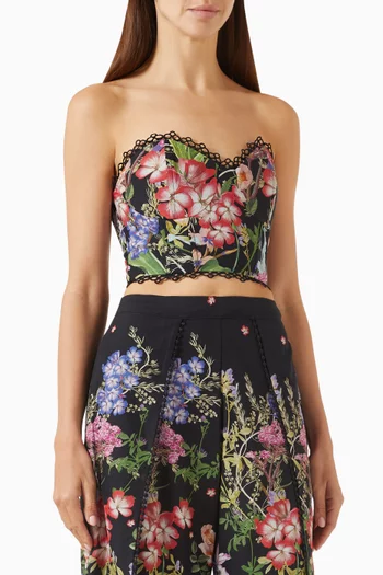 Bio Bustier Top in Cotton Blend