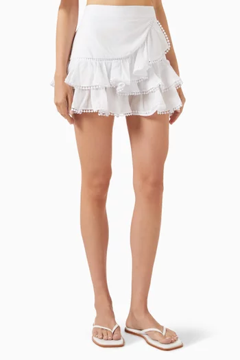 Fera Mini Skirt in Cotton Blend
