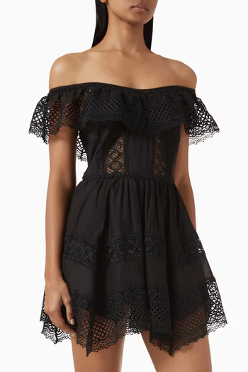 Vaiana Mini Dress in Cotton Blend