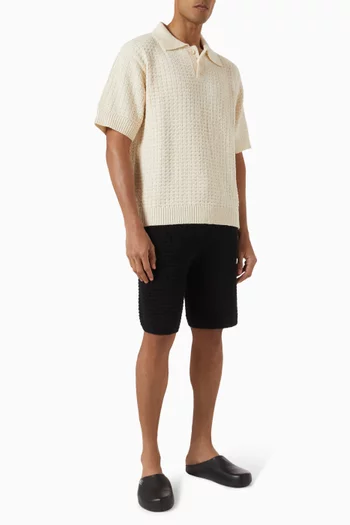 Nora Lite Check Polo T-shirt in Cotton