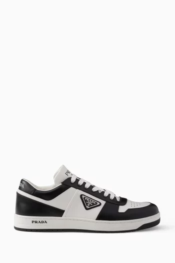 Logo Downtown Low-top Sneakers in Leather