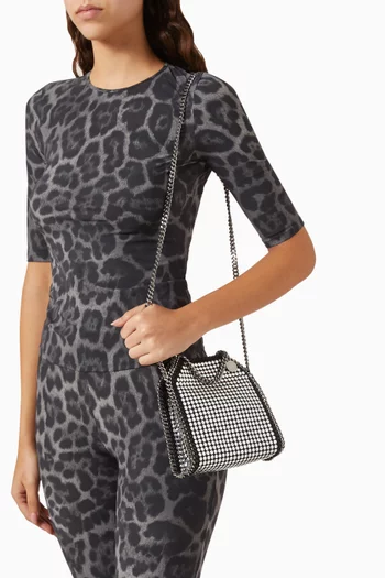 Tiny Falabella Hotfix Tote Bag in Shaggy Deer