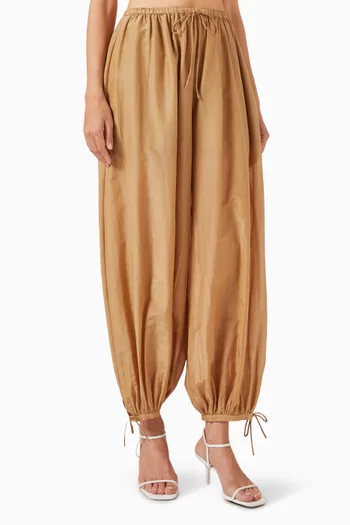 Harem Pants in Cotton & Silk