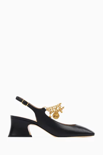 Charms 55 Slingback Pumps in Nappa Leather