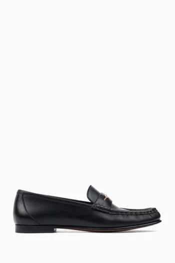 Logo Loafers in Calfskin