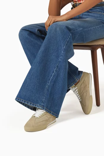Kick Low-top Sneakers in Suede