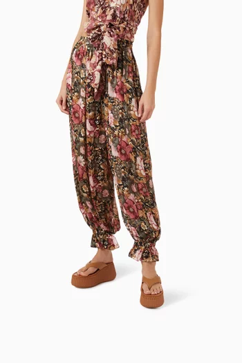 Nama Wedge Slide Platform Sandals in Calfskin