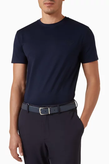 Reversible Belt in Saffiano Leather