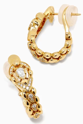 Dualité Signature Earrings in 18kt Yellow Gold