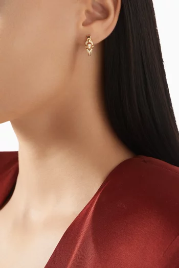 Dualité Signature Earrings in 18kt Yellow Gold