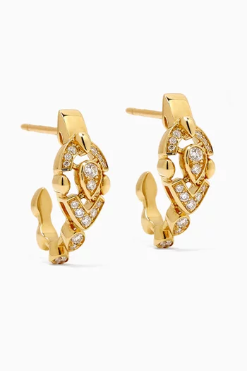 Dualité Signature Earrings in 18kt Yellow Gold