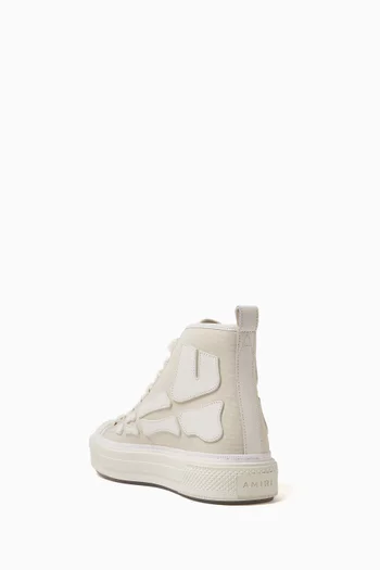 Skel High-top Sneakers in Canvas & Leather