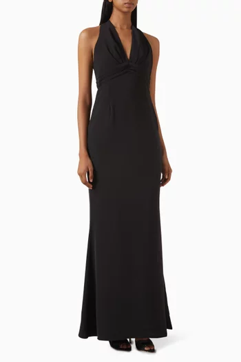 The Ultimate Muse Tie-neck Maxi Dress