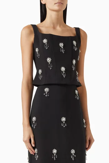 The Ultimate Muse Crystal Corset Top