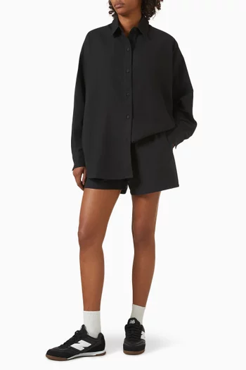 Soccer Shorts in Oxford Cotton