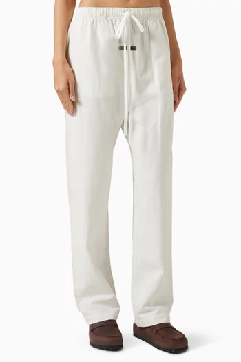 Relaxed Pants in Brushed Oxford Cotton