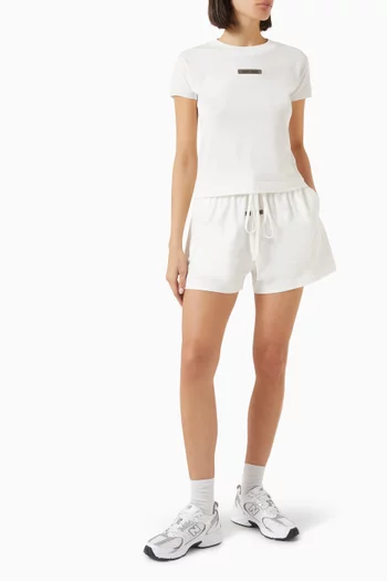 Cap-sleeve T-shirt
