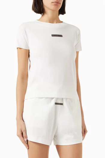 Cap-sleeve T-shirt