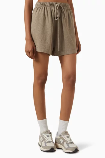 Logo Soccer Shorts in Cotton
