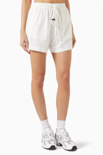 Logo Soccer Shorts in Cotton