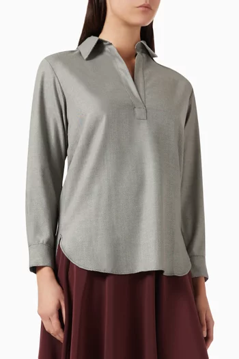 Incluso Shirt in Wool-blend