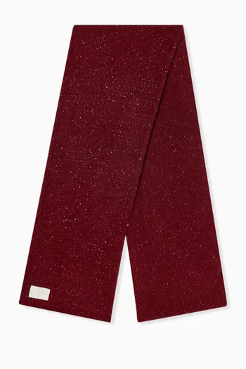 Sequinned Scarf in Cashmere Blend