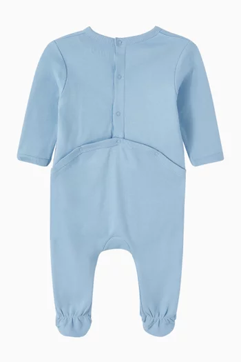 Tiger-print Sleepsuit in Cotton