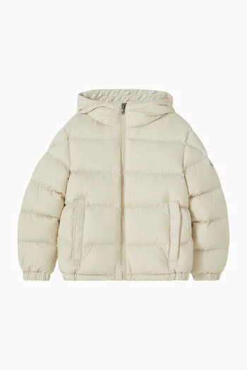 جاكيت تايدو بغطاء رأس مبطن بالزغب