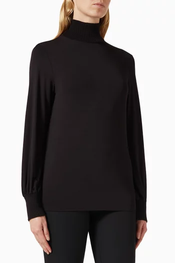 Quasar Turtleneck Sweater in Jersey