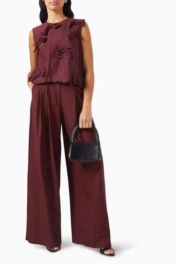 Bow Top in Cotton & Silk