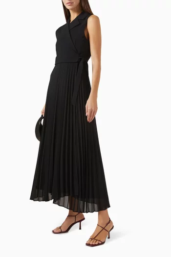 Statua Wrap Dress in Crepe