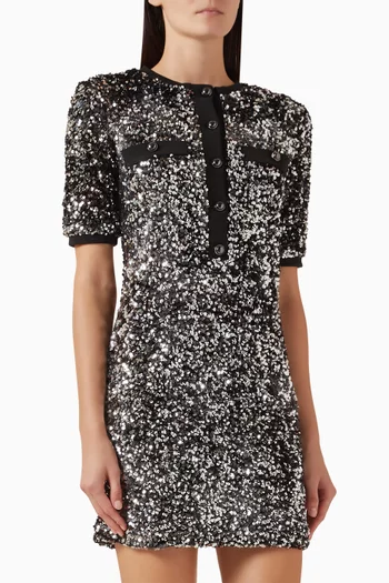 Trincea Embellished Mini Dress