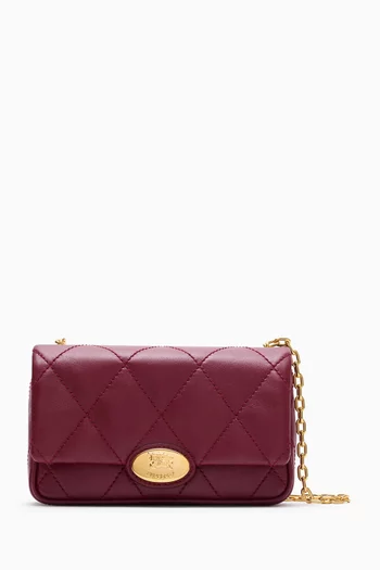 Strand Clutch in Quilted Calf Leather