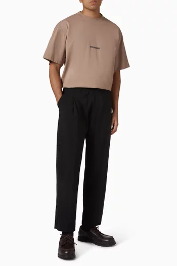 تي شيرت بشعار الماركة قطن