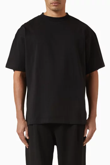 تي شيرت بطبعة شعار الماركة بنقشة جلد الفهد جيرسيه