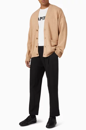 تي شيرت بشعار الماركة قطن