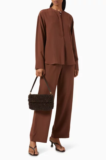 Aurelia Pants in Silk Crepe