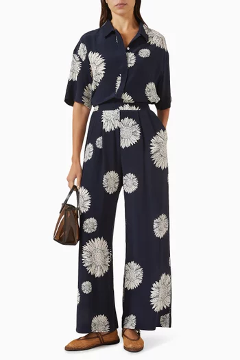 Montauk Shirt in Silk Crepe