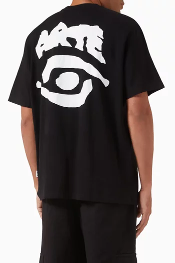Eye-print T-shirt in Cotton
