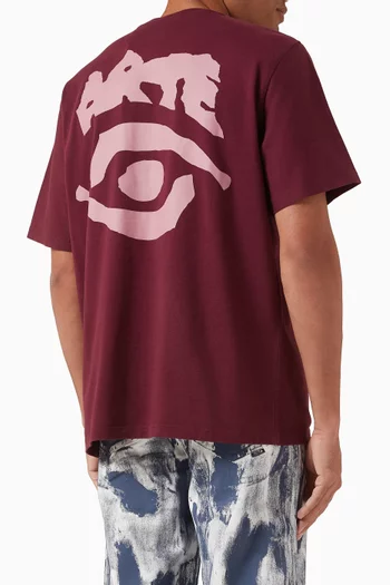 Eye-print T-shirt in Cotton