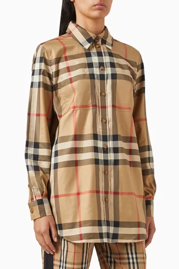 Paola Check-print Shirt