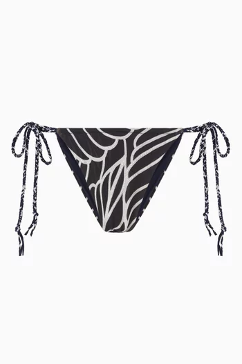 Whit Tie-up Bikini Briefs