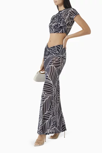 Akris Sheer Maxi Skirt