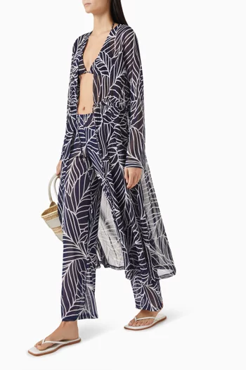 Oakley Sheer Tie-up Robe